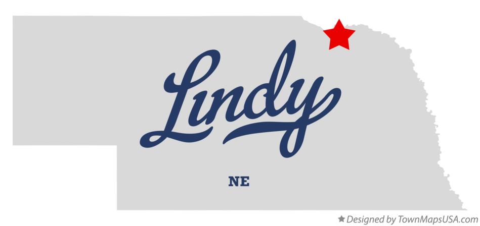 Map of Lindy Nebraska NE