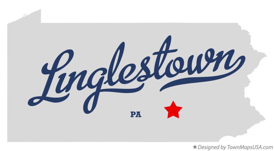 Map of Linglestown Pennsylvania PA