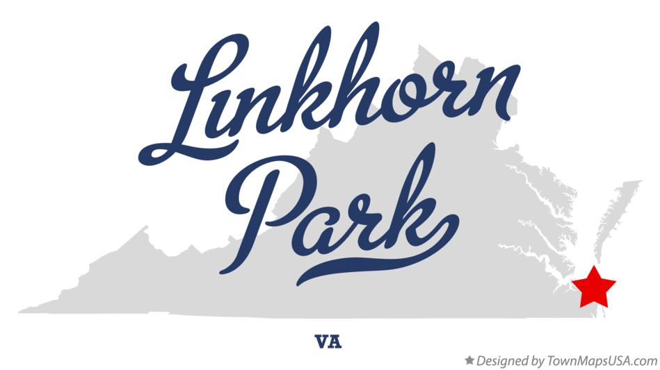 Map of Linkhorn Park Virginia VA