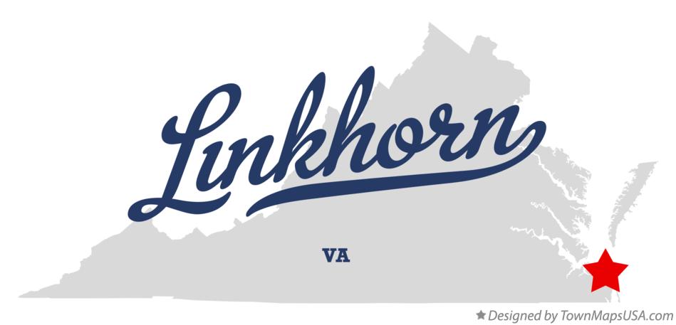 Map of Linkhorn Virginia VA