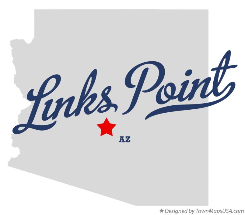 Map of Links Point Arizona AZ