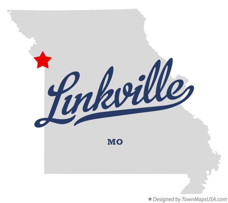 Map of Linkville Missouri MO