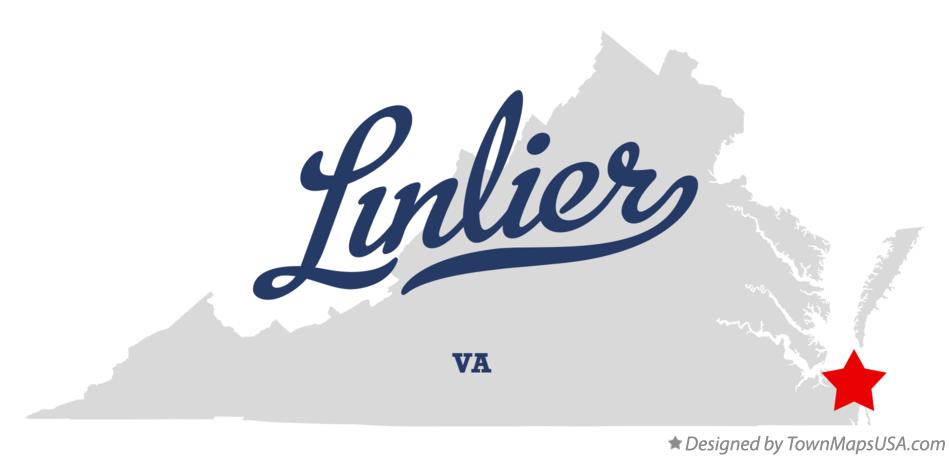 Map of Linlier Virginia VA
