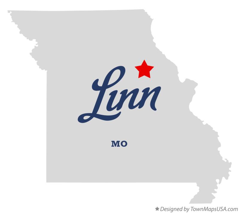Map of Linn Missouri MO