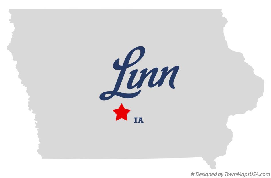 Map of Linn Iowa IA