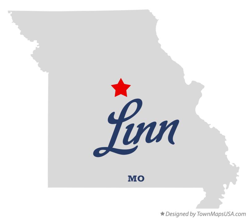Map of Linn Missouri MO