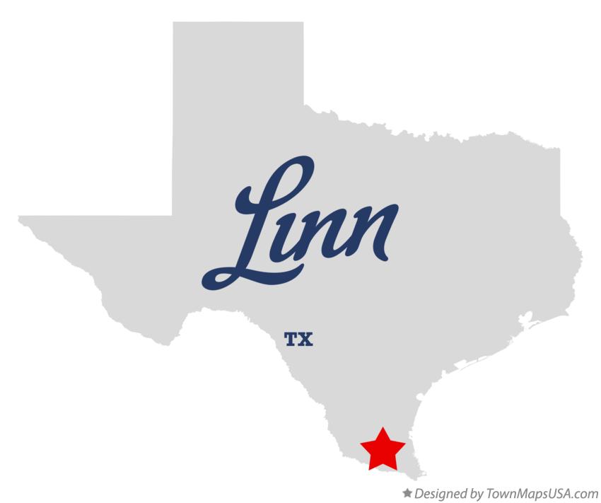 Map of Linn Texas TX