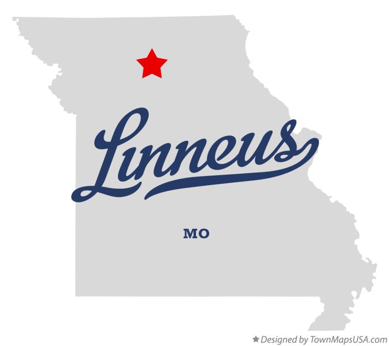 Map of Linneus Missouri MO