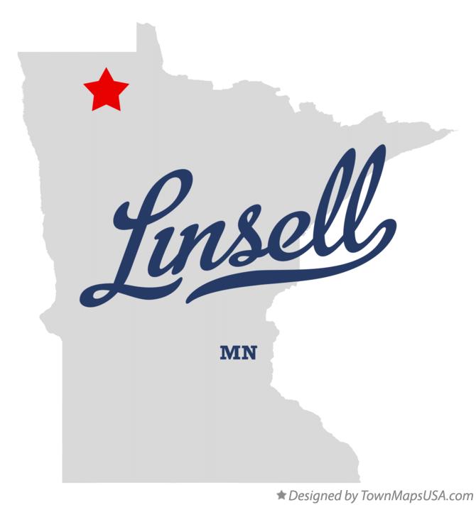 Map of Linsell Minnesota MN