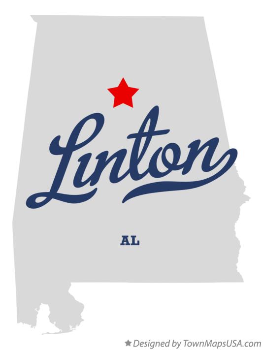 Map of Linton Alabama AL