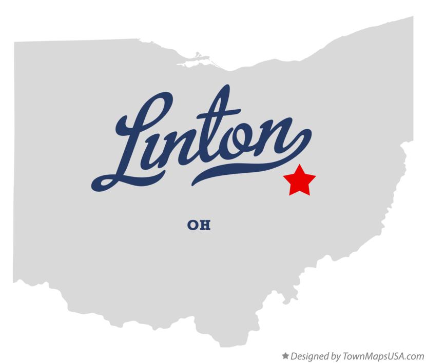 Map of Linton Ohio OH