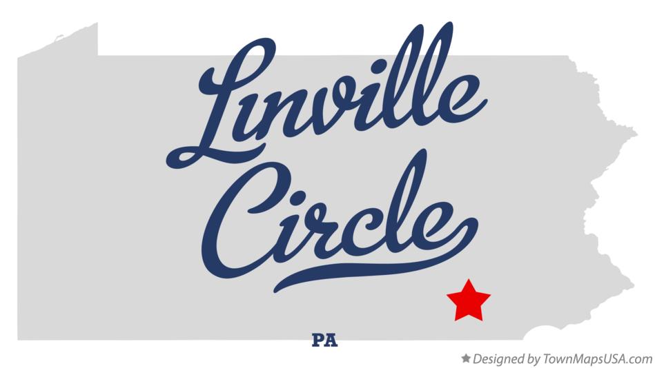 Map of Linville Circle Pennsylvania PA