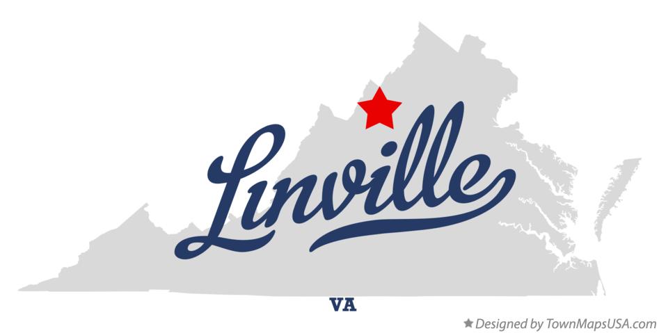 Map of Linville Virginia VA