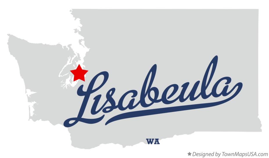 Map of Lisabeula Washington WA