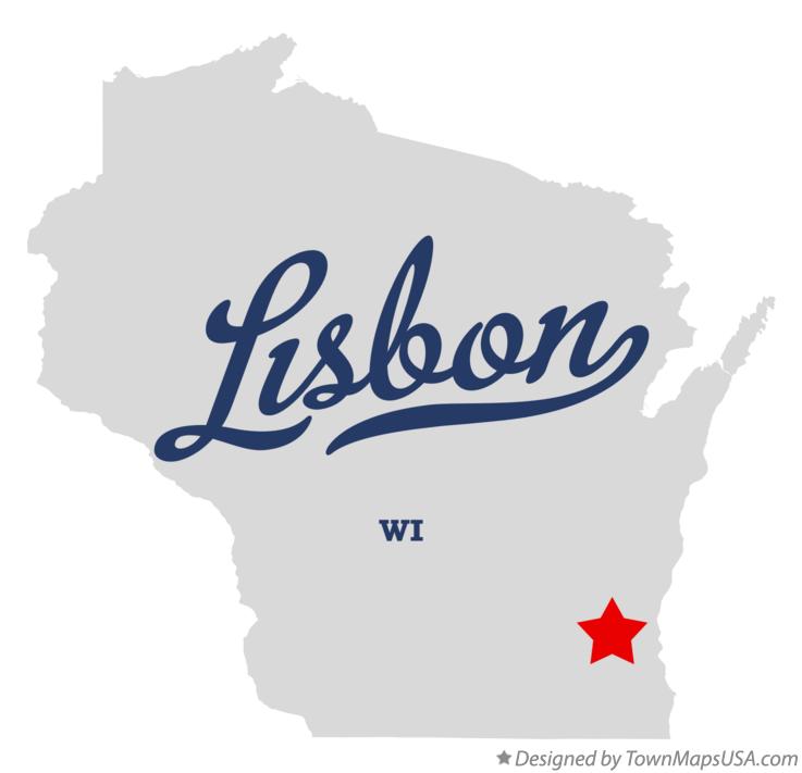 Map of Lisbon Wisconsin WI