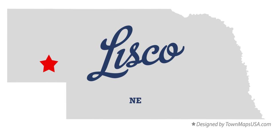 Map of Lisco Nebraska NE