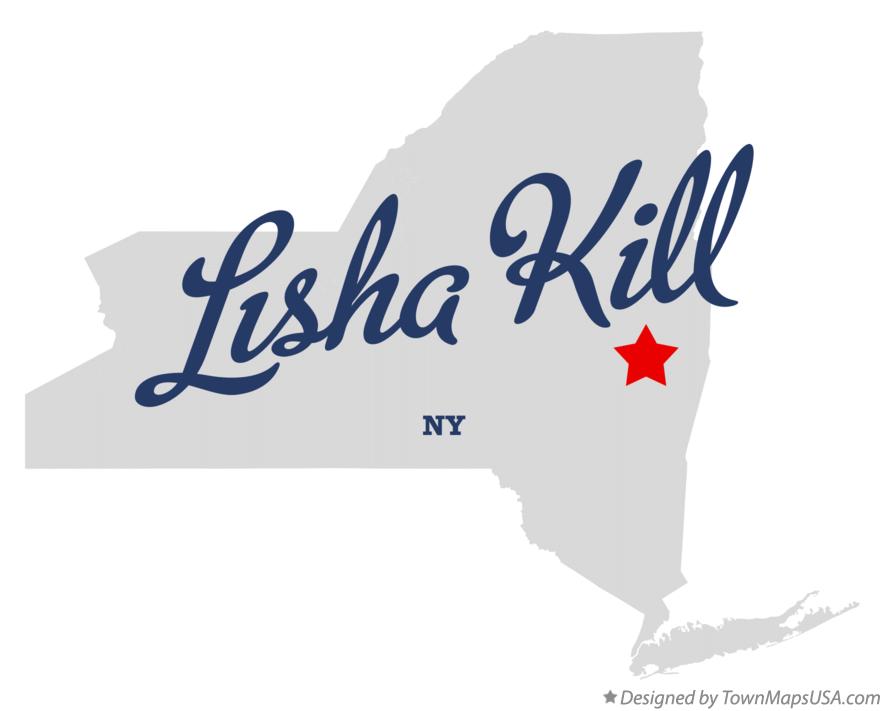 Map of Lisha Kill New York NY