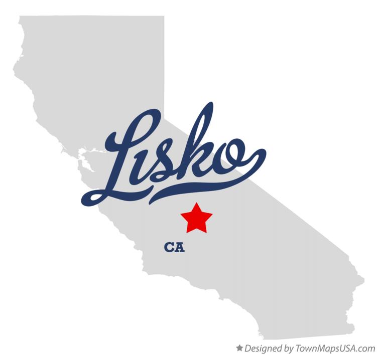 Map of Lisko California CA