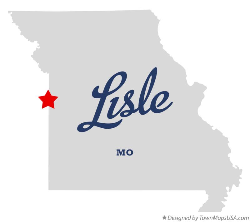 Map of Lisle Missouri MO