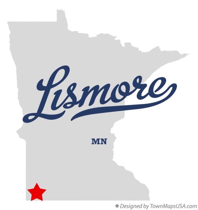 Map of Lismore Minnesota MN