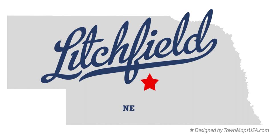 Map of Litchfield Nebraska NE
