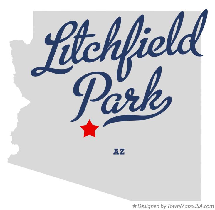 Map of Litchfield Park Arizona AZ