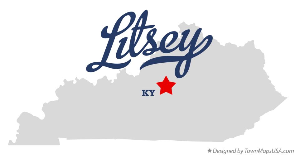 Map of Litsey Kentucky KY