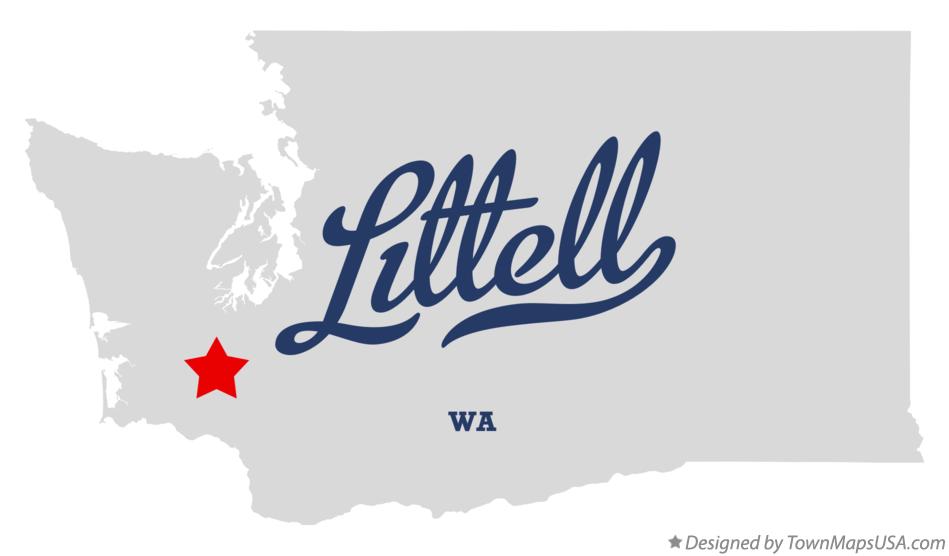 Map of Littell Washington WA