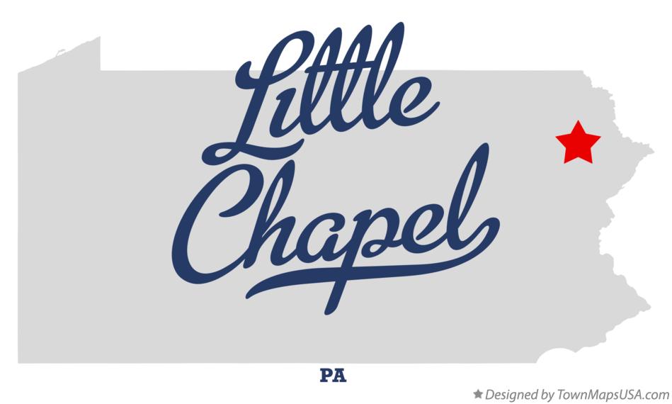 Map of Little Chapel Pennsylvania PA