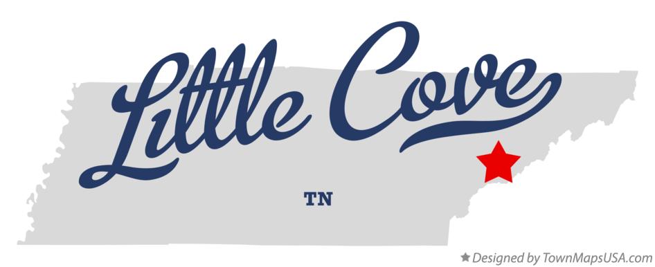Map of Little Cove Tennessee TN