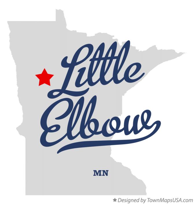 Map of Little Elbow Minnesota MN