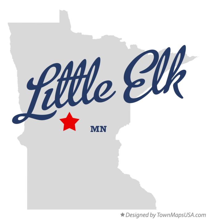 Map of Little Elk Minnesota MN
