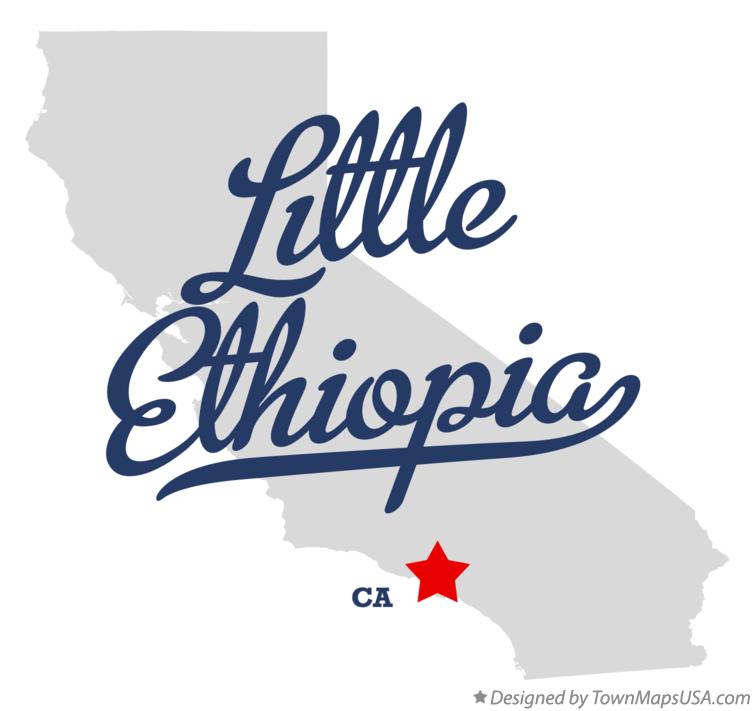 Map of Little Ethiopia California CA