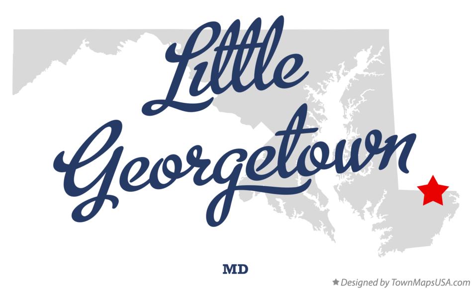 Map of Little Georgetown Maryland MD