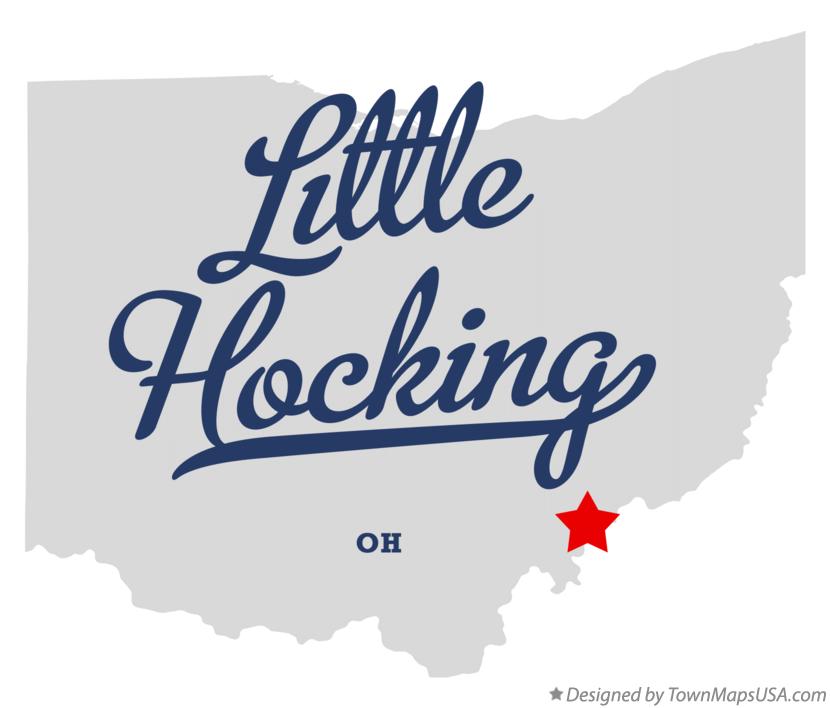 Map of Little Hocking Ohio OH