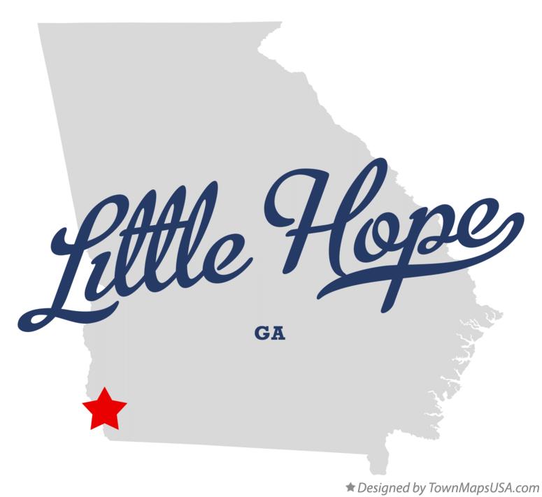 Map of Little Hope Georgia GA
