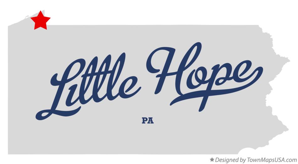 Map of Little Hope Pennsylvania PA