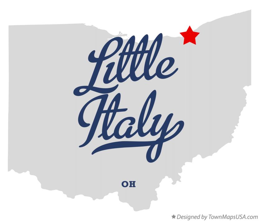 Map of Little Italy Ohio OH