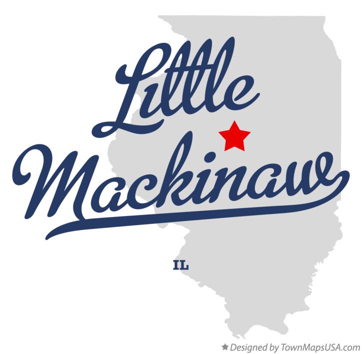 Map of Little Mackinaw Illinois IL