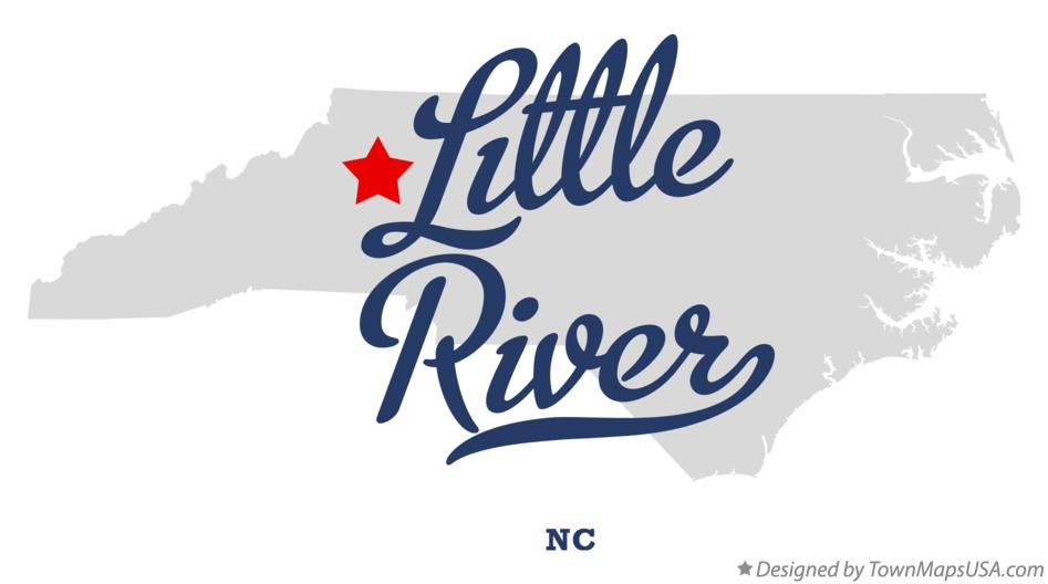 Map of Little River North Carolina NC