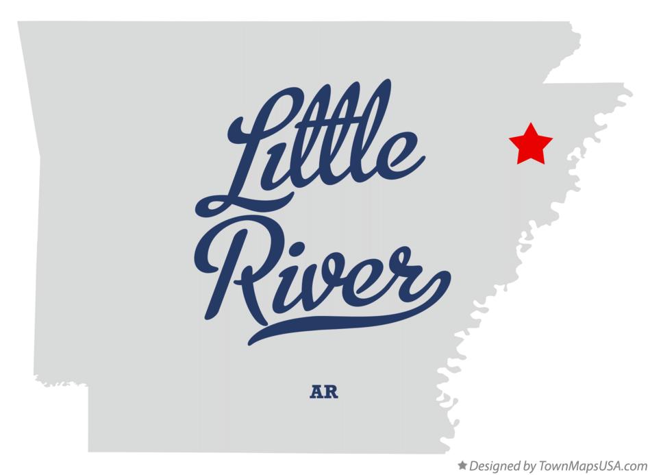 Map of Little River Arkansas AR