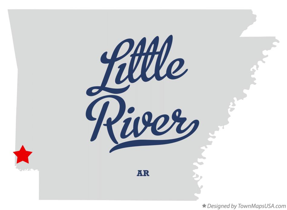 Map of Little River Arkansas AR