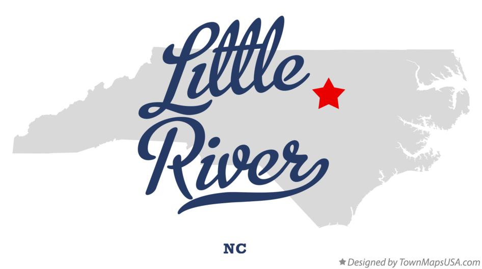 Map of Little River North Carolina NC