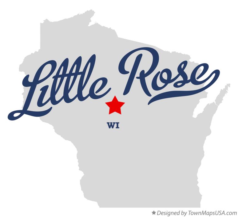 Map of Little Rose Wisconsin WI