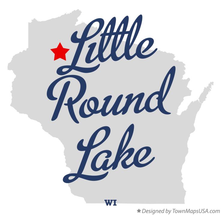 Map of Little Round Lake Wisconsin WI