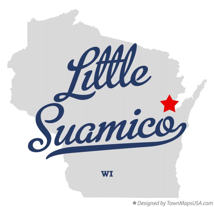 Map of Little Suamico Wisconsin WI