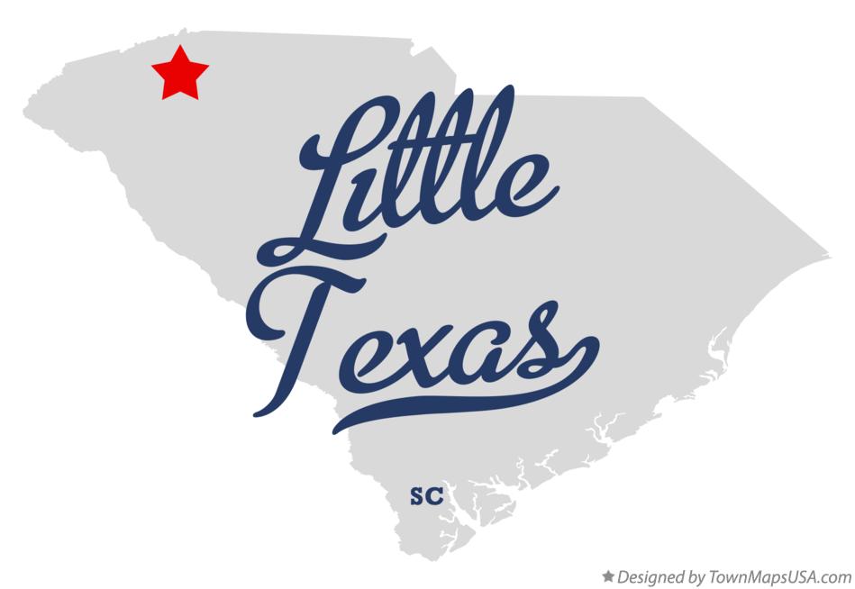 Map of Little Texas South Carolina SC