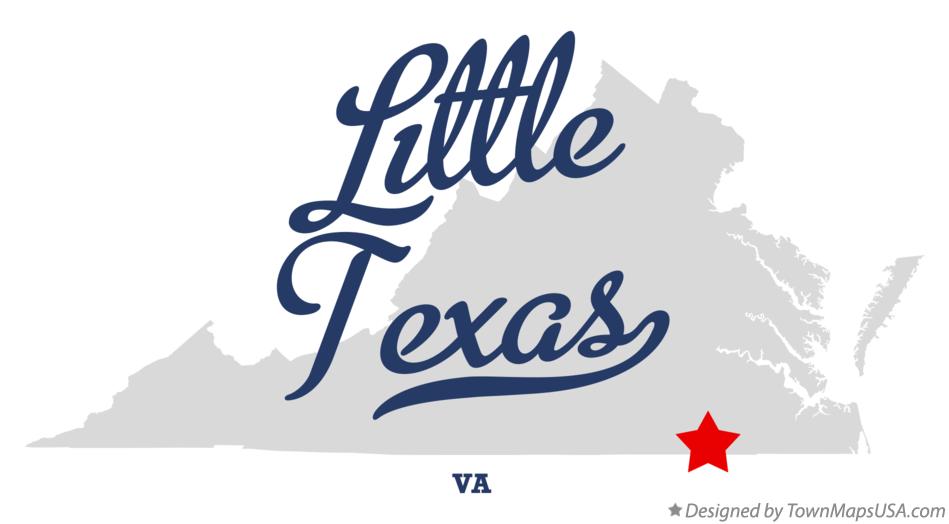 Map of Little Texas Virginia VA
