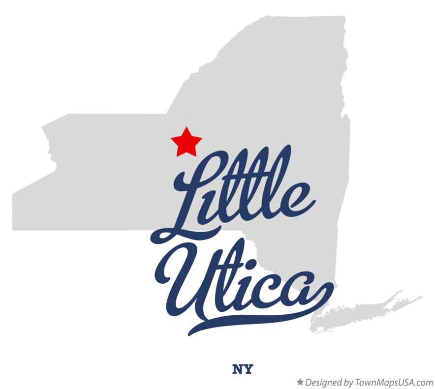 Map of Little Utica New York NY