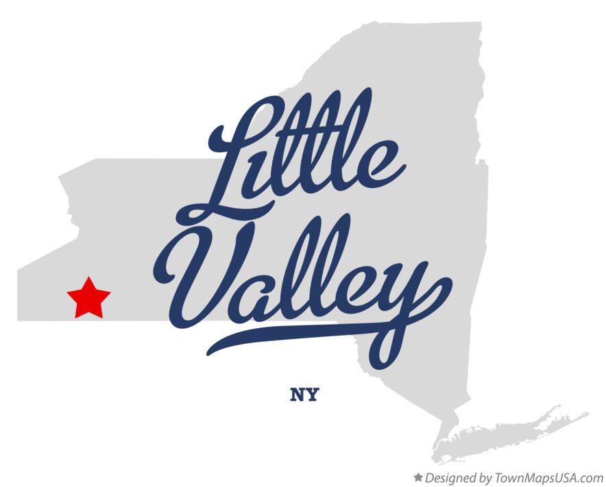 Map of Little Valley New York NY